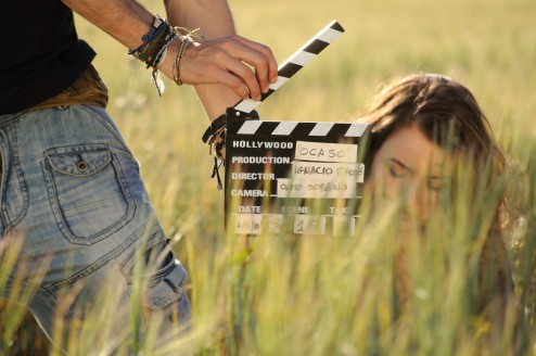 Rodaje de Ocaso, uno de los últimos cortos de Ignacio - por Sergio Álvarez