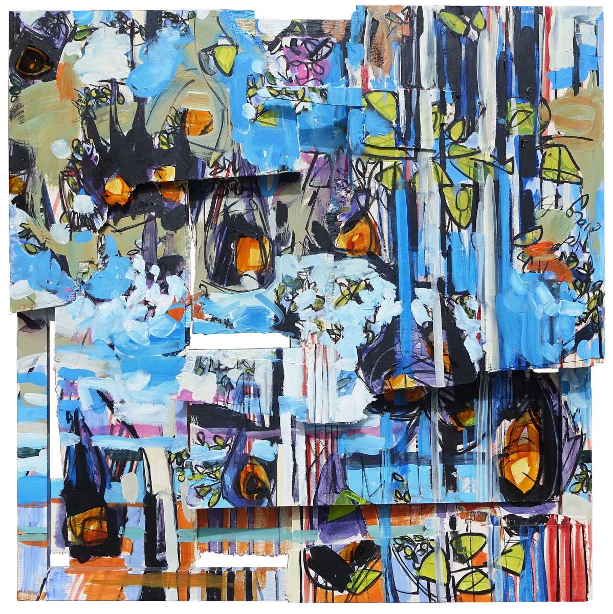 Algunas lluvias 100x100cm