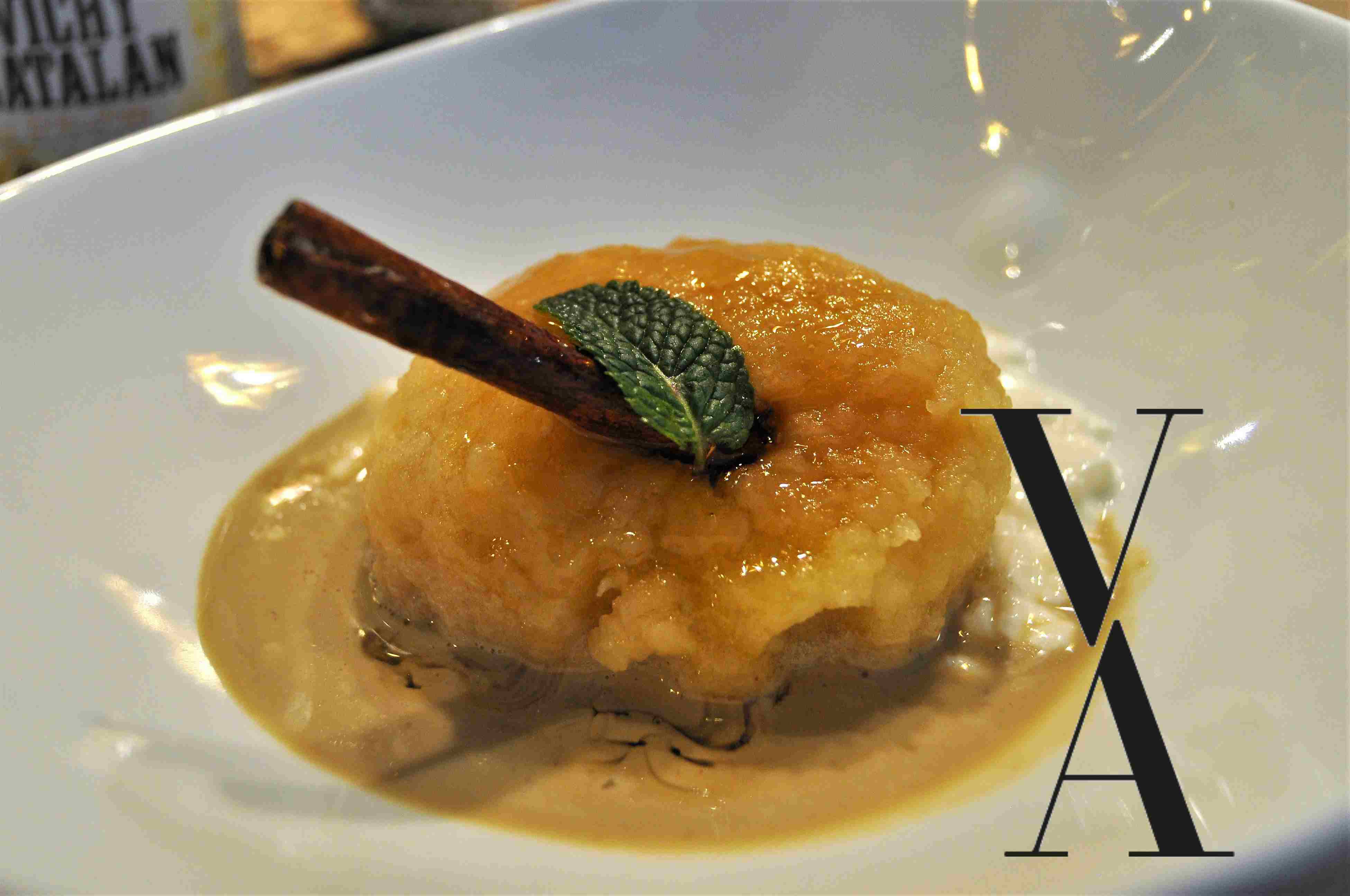 Restaurante Arado Manzana Asada Restaurante Arado Madrid